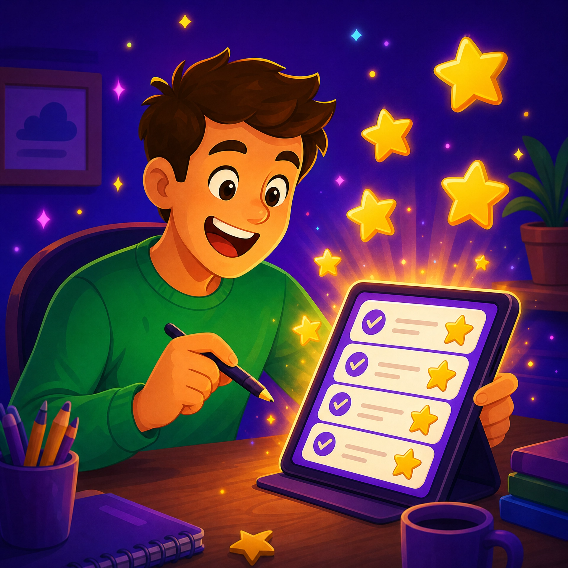 Papá crea misiones en WinKids