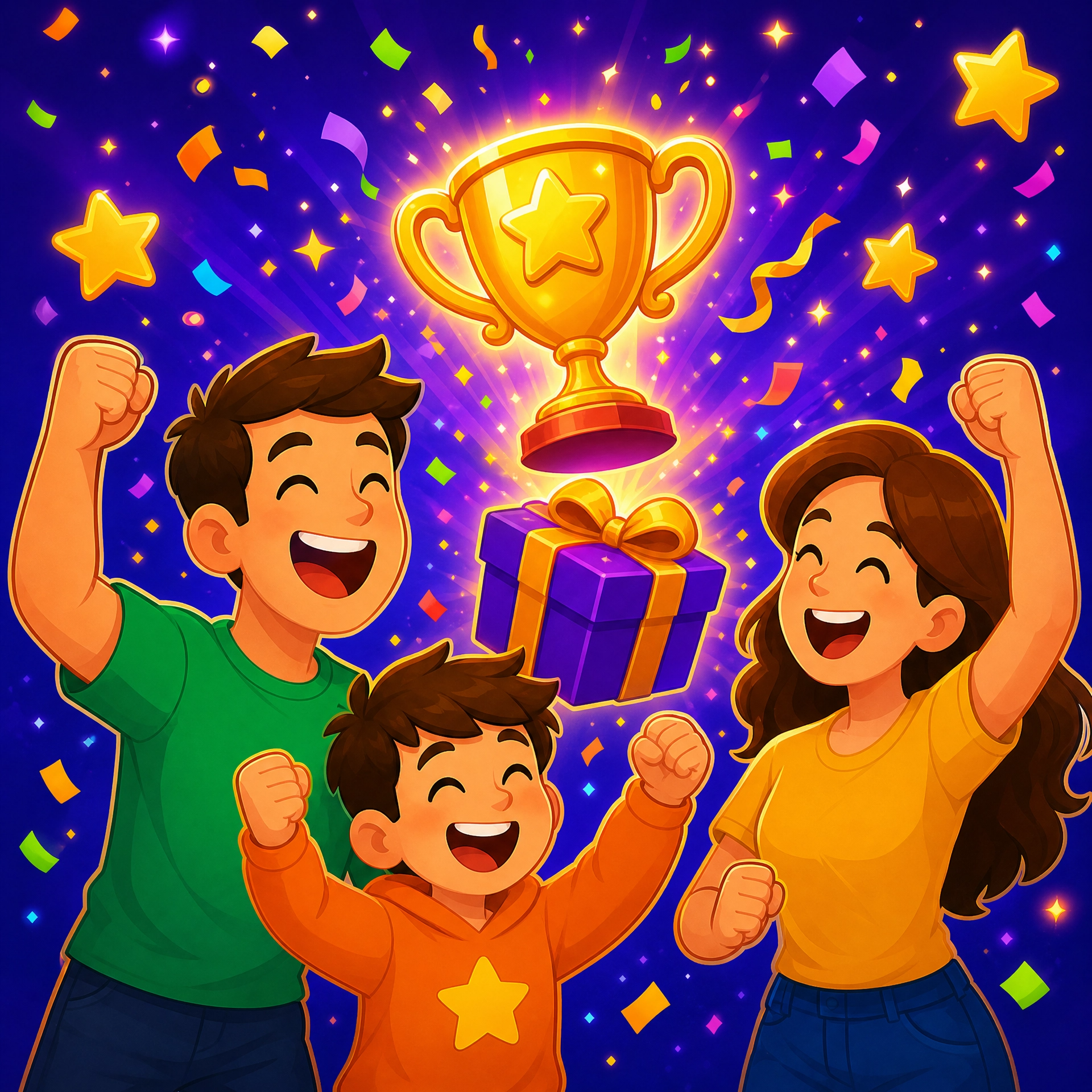 Canjea y celebra en WinKids